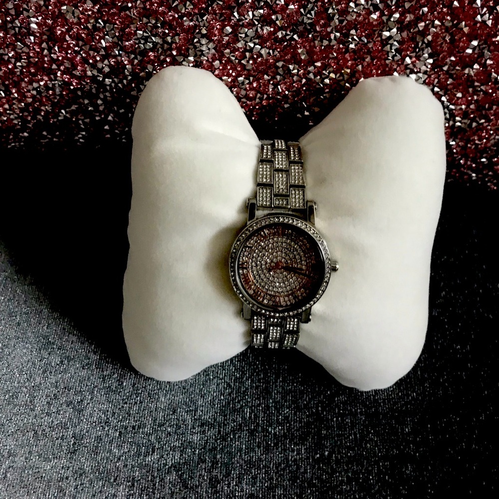 Michael Kors Petite Norie Silver Crystal
